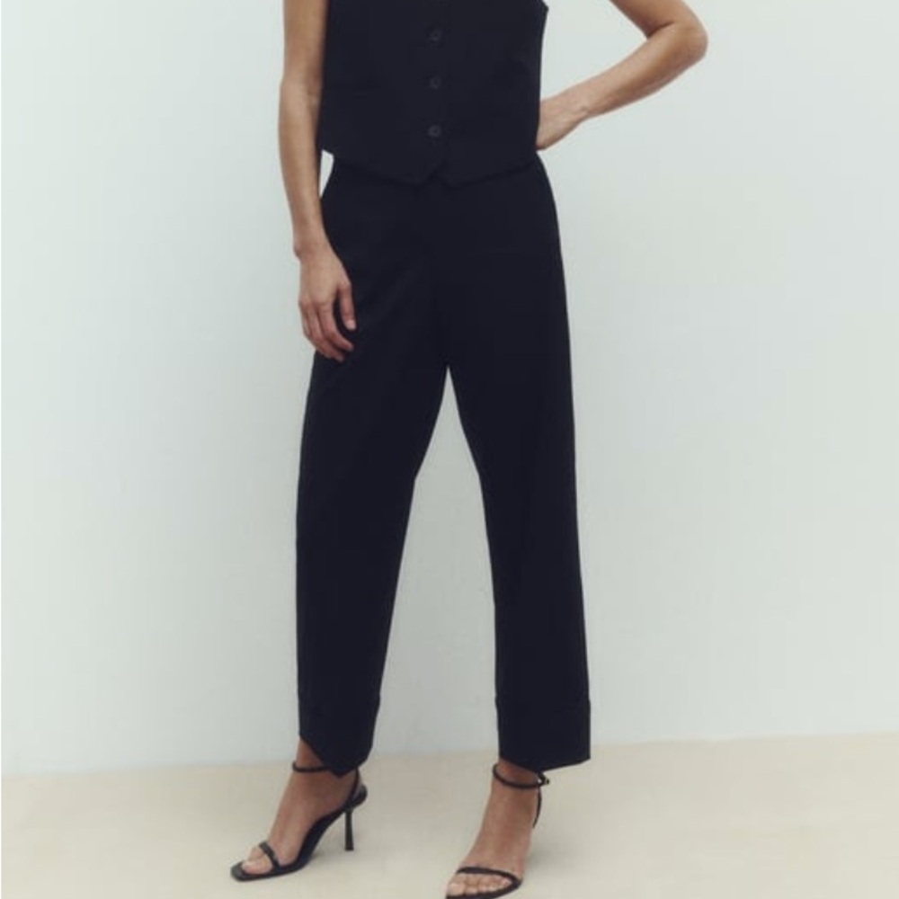 Zara Tailored Trousers (Folded Bottoms)